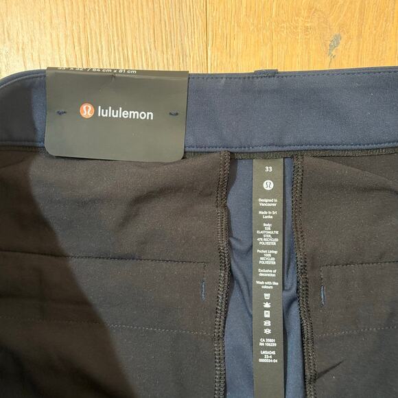 Lululemon ABC Slim Fit Trouser. 5 Pocket Pant Performance Golf Pant. Preppy. - Picture 3 of 9